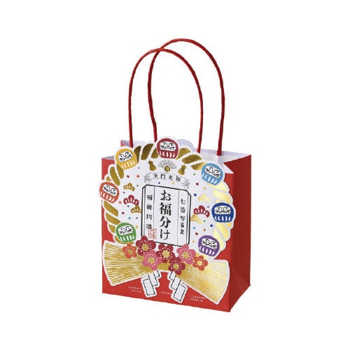 七色だるまお福分けペーパーバッグ 20枚入