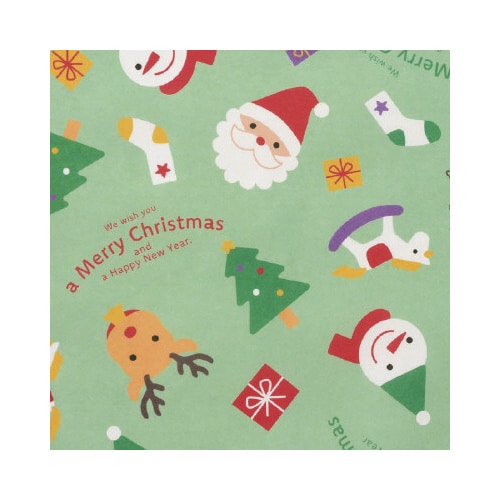 チャーミングクリスマス包装紙 50枚入