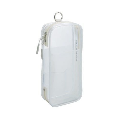 ラウンドジップペンケース フロストクリヤー