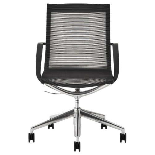 ケフカチェア ミドル メッシュBK/SV