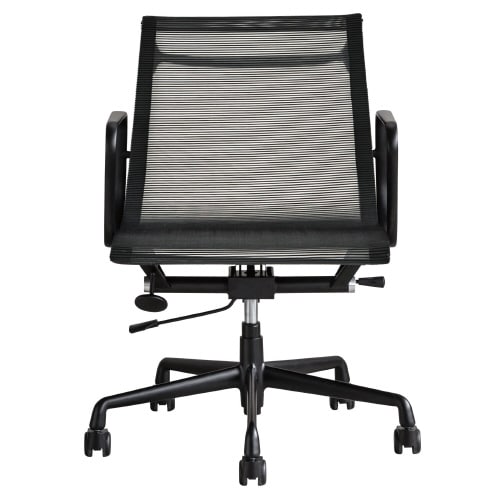 アルミナムチェア メッシュBK/BK