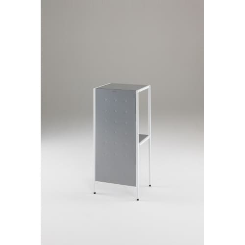 スチールパネル付き電話台