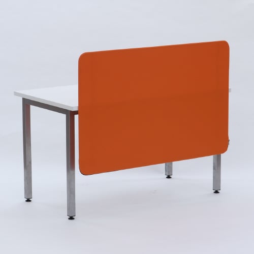 クロス張りデスクトップパネル オレンジ