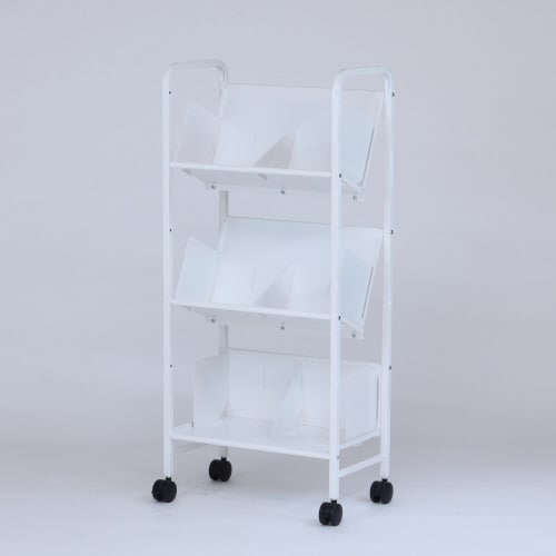 平棚傾斜棚自在スチールラック 3段