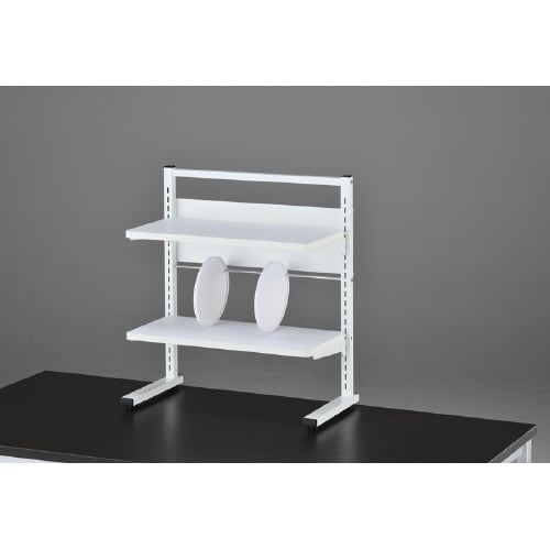 可動棚付デスクラック W580