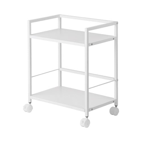 デスクワゴン2段(ラック) ホワイト