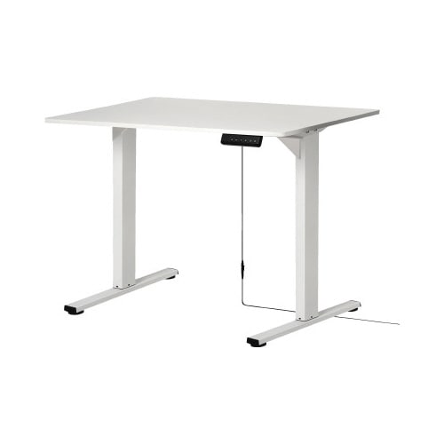 電動昇降デスク メモリー付 幅1000mmホワイト