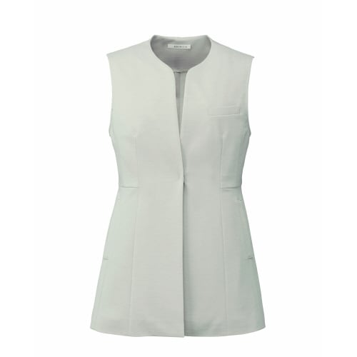 ロングベストBCO5114グレージュM