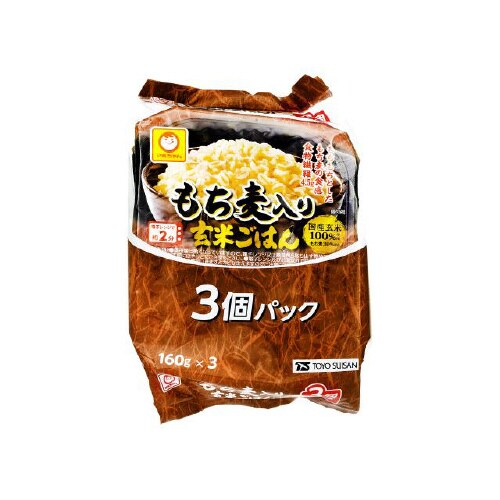 もち麦入り玄米ごはん 3個パック 160g x8