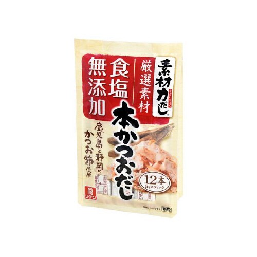 理研 素材力だし 本かつおだし 60gx5