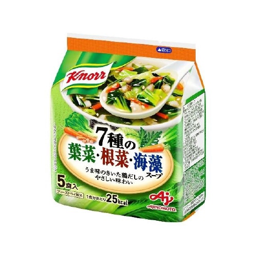 7種の葉菜根菜海藻スープ5食入 34.5gx10