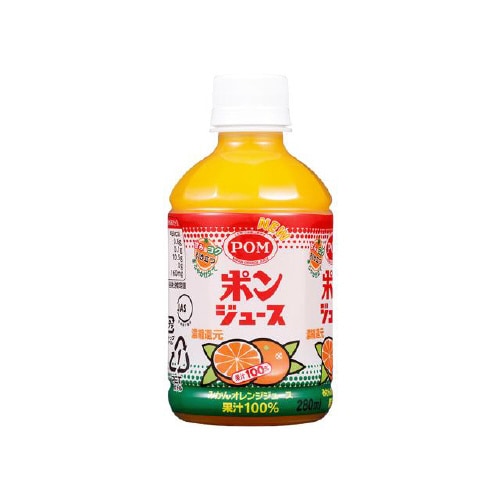 POM ポンジュース ペット 280mlx24