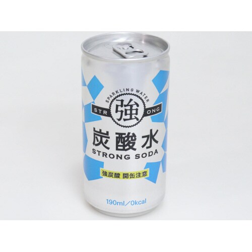 友桝飲料 強炭酸水 缶 190mlx30