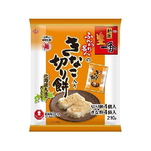 越後製菓 生一番 きなこ入り切り餅 210gx12