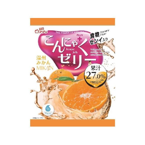 こんにゃくゼリー 温州みかん 16gx6個x12