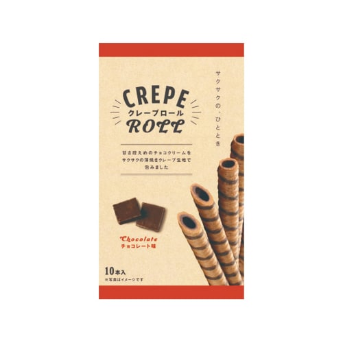 クレープロールチョコレート 10本x10