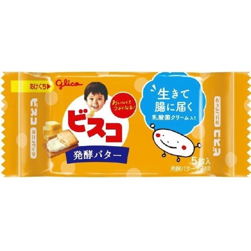 グリコ ビスコ ミニパック 発酵バター 5枚x20