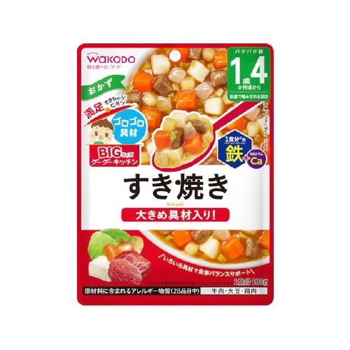 和光堂 BIGグーグー すき焼き 130gx48