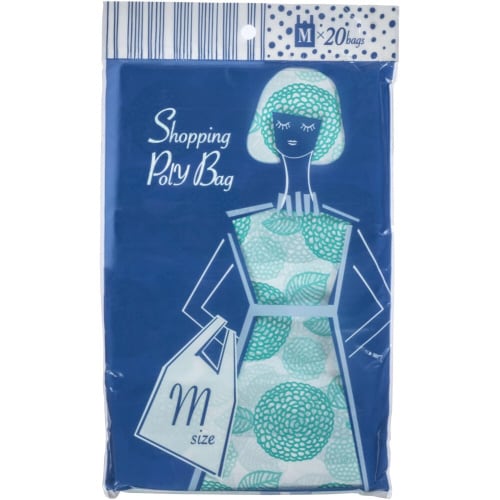 手付きポリ袋北欧柄Mサイズ 20枚入 9セット