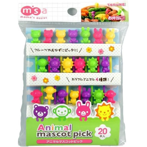 アニマルマスコットピック 20本入 6セット