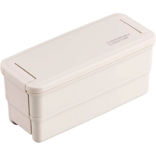 ランチボックス二段 グレー