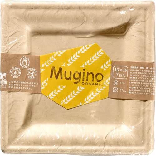 スクエアプレート16cmMugino 7枚入×8