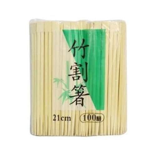 竹割箸21cm裸 100膳入 3セット