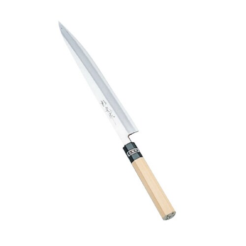 和庖丁 青鋼 杉光作青鋼柳刃 24cm