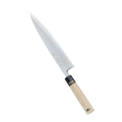 堺菊守 銀3鋼和庖丁 本職用身卸し 18cm