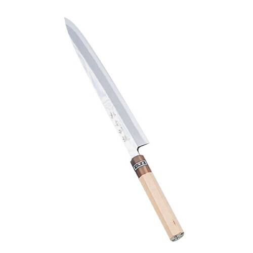 和庖丁 青鋼 杉光鏡面仕上柳刃 30cm