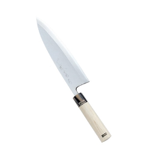 堺菊守 銀3鋼和庖丁 本職用出刃 22.5cm