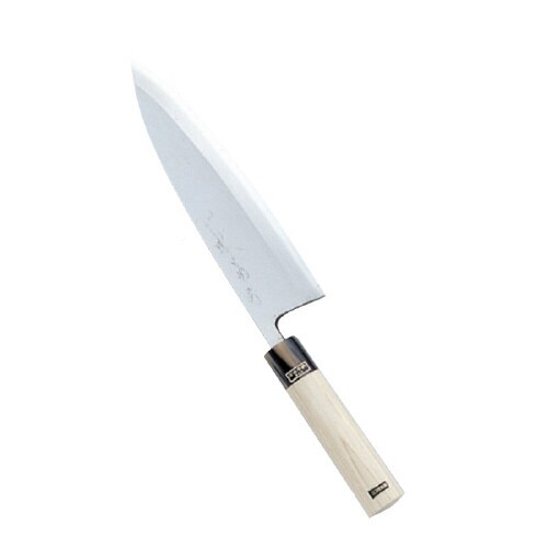 堺菊守 銀3鋼和庖丁 本職用出刃 10.5cm