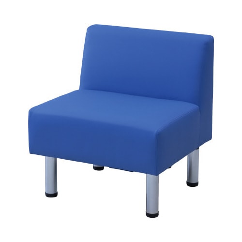 ロビーベンチPVC背付き 幅600mm BL