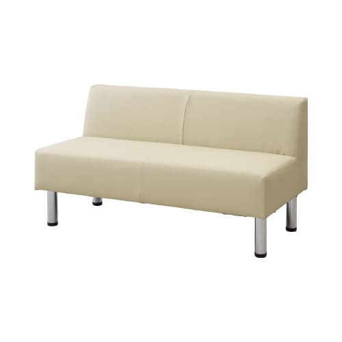 ロビーベンチPVC背付き 幅1200mm IV