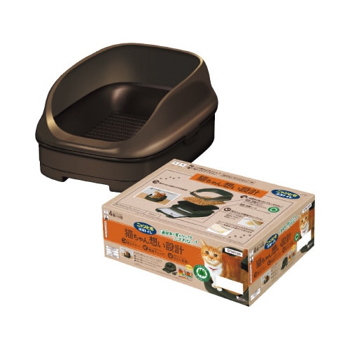 ニャンとも清潔トイレ オープンタイプ ブラウン