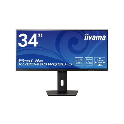 34型 ワイド液晶ディスプレイ 昇降/ブラック