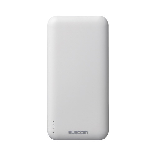 モバイルバッテリー 10000mAh 白 EC