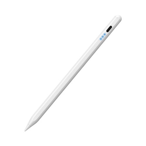 iPad用アクティブタッチペン 急速充電 白