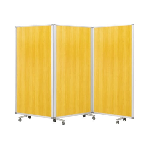 ◇3連スクリーン幅2700mm木目ナチュラル