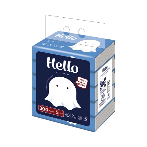 ハローソフトパックティッシュ150組5個P×20