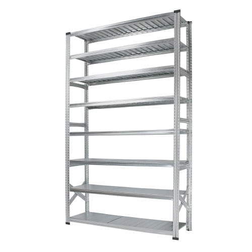 メタルシステム幅1427高2500奥行450棚8段