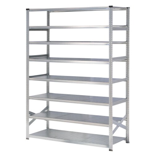 メタルシステム幅1877高2500奥行600棚8段