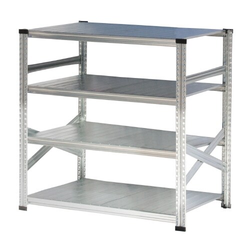 メタルシステム幅1127高1180奥行600棚4段