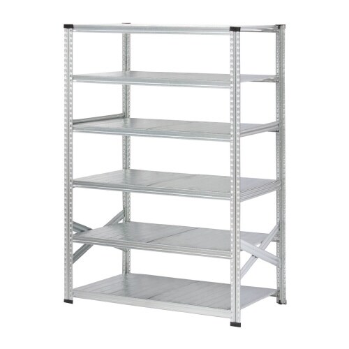 メタルシステム幅1277高1840奥行600棚6段