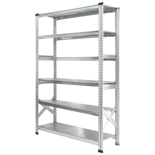 メタルシステム幅1277高1840奥行400棚6段