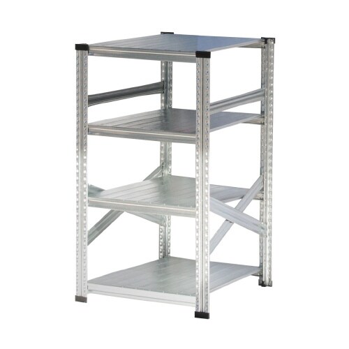 メタルシステム幅677高1180奥行600棚4段