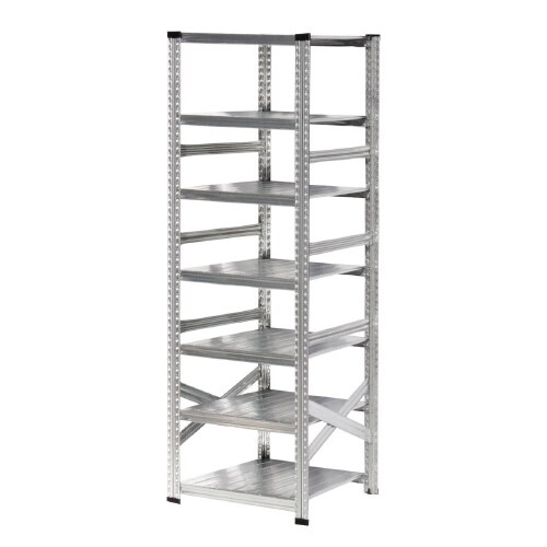 メタルシステム幅677高2104奥行600棚7段