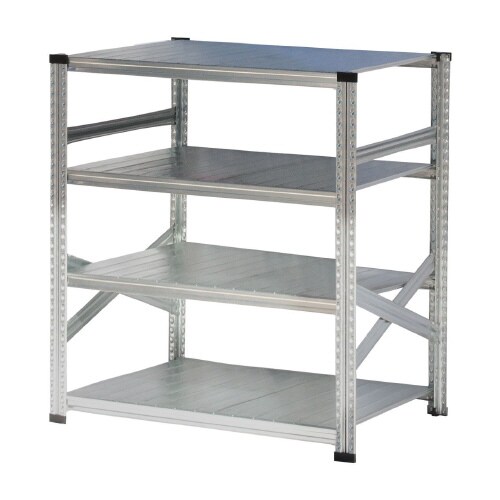 メタルシステム幅977高1180奥行600棚4段
