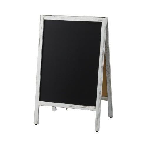 スタンド黒板 ヴィンテージホワイト枠