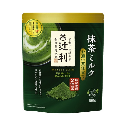 辻利 抹茶ミルクお濃い茶仕立て 150g